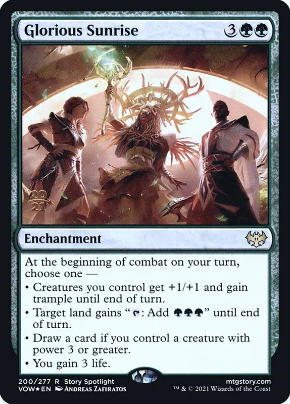 Glorious Sunrise [Innistrad: Crimson Vow Promos]