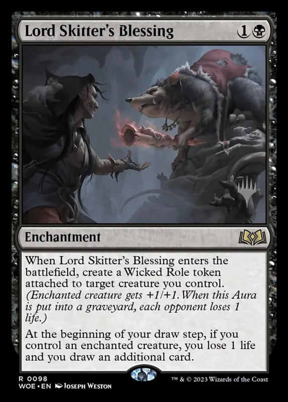 Lord Skitter's Blessing [Wilds of Eldraine Promos]