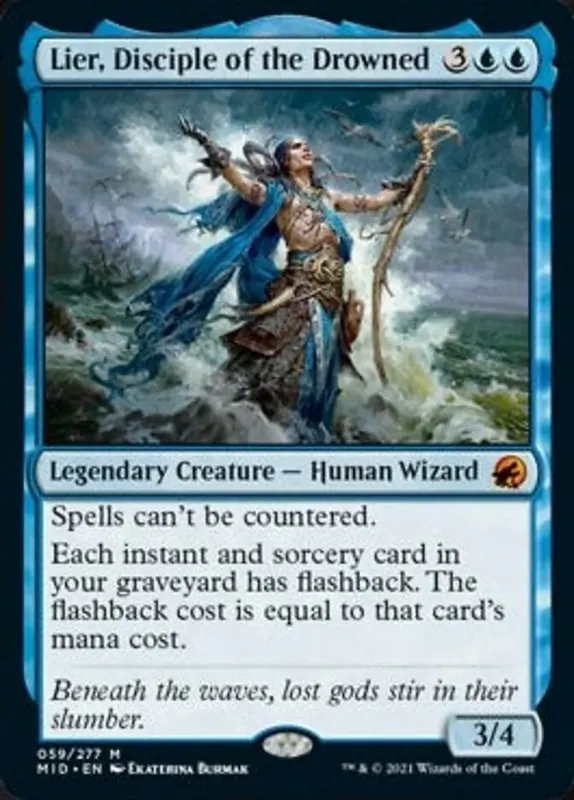 Lier, Disciple of the Drowned [Innistrad: Midnight Hunt] - Español