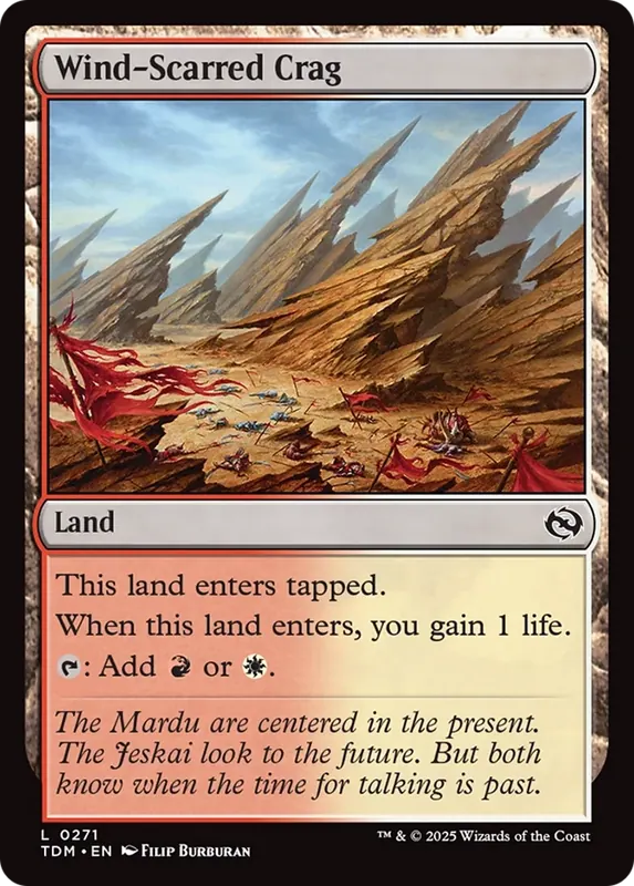 Wind-Scarred Crag [Tarkir: Dragonstorm]