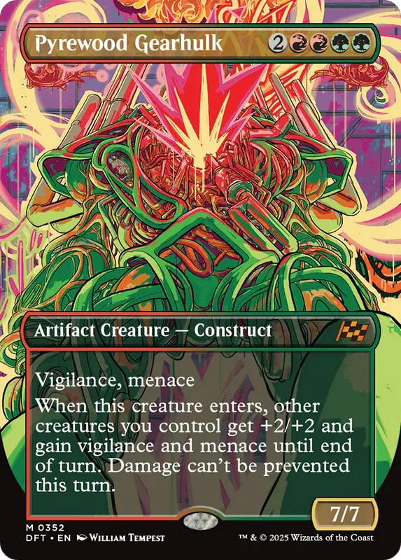 Pyrewood Gearhulk (Borderless) [Aetherdrift]