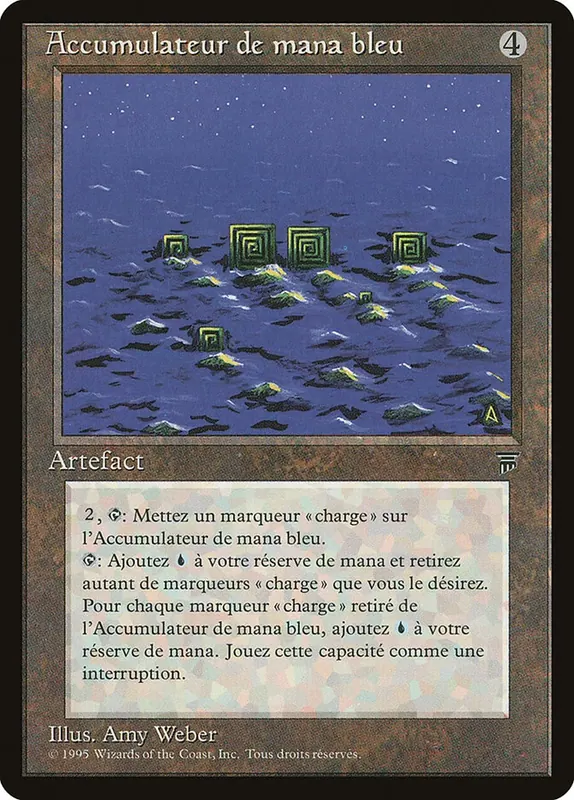 Blue Mana Battery (French) - "Accumulateur de mana bleu" [Renaissance]
