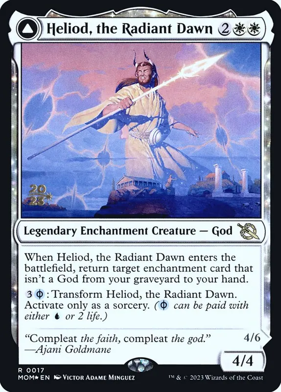 Heliod, the Radiant Dawn // Heliod, the Warped Eclipse [March of the Machine Promos]