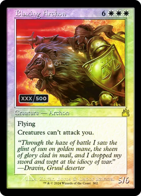 Blazing Archon [Ravnica Remastered]