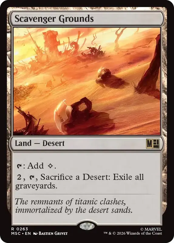 Scavenger Grounds (Surge Foil) [Marvel Super Heroes Commander]