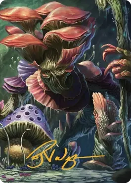 Myconid Spore Tender Art Card (Gold-Stamped Signature) [Commander Legends: Battle for Baldur's Gate Art Series]