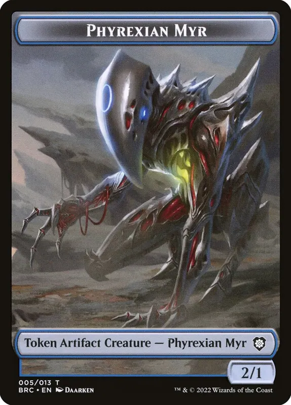 Phyrexian Myr [The Brothers' War Commander Tokens]