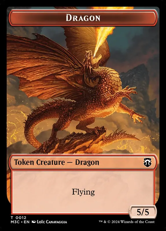 Dragon [Modern Horizons 3 Commander Tokens]