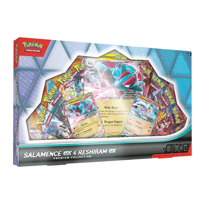 Pokémon - Salamence ex & Reshiram ex Premium Collection - Ingles