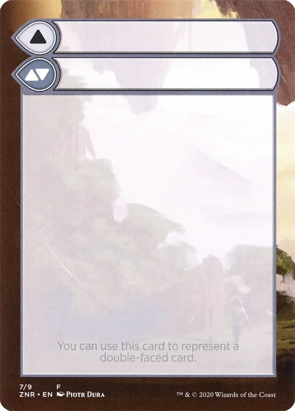 Double-Faced Substitute Card [Zendikar Rising Substitute Cards]