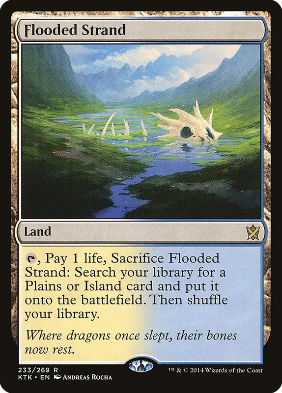 Flooded Strand - Español [Khans of Tarkir]