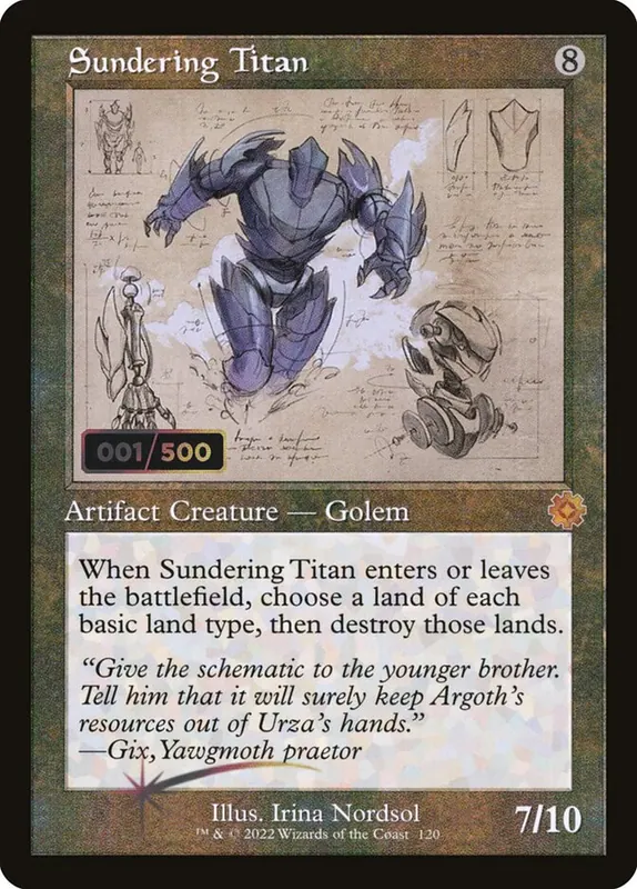 Sundering Titan [The Brothers' War Retro Artifacts]