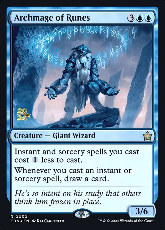 Archmage of Runes [Foundations Promos]