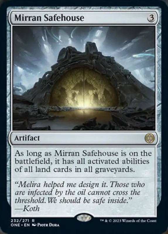 Mirran Safehouse [Phyrexia: All Will Be One]