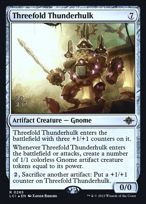 Threefold Thunderhulk [The Lost Caverns of Ixalan Promos]