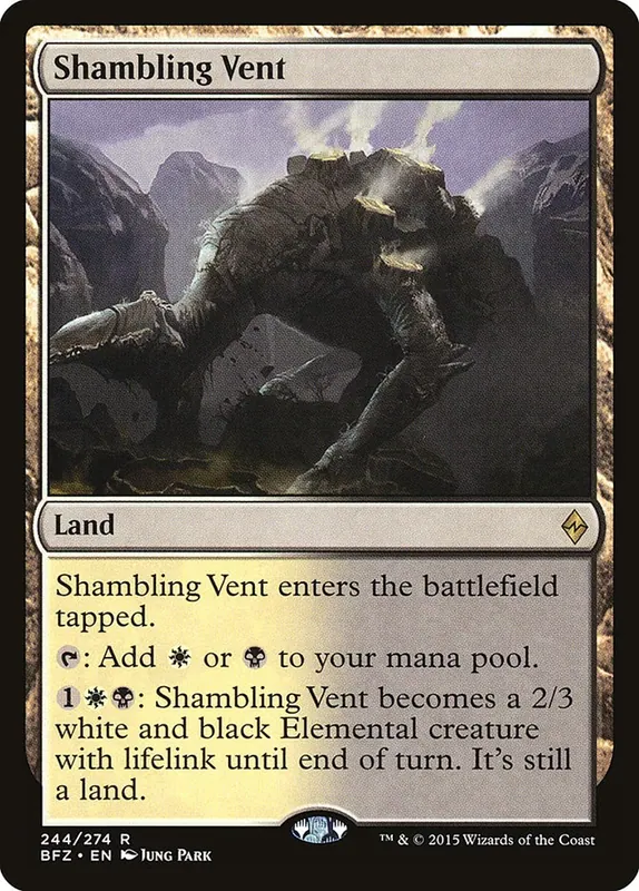 Shambling Vent [Battle for Zendikar] - Español