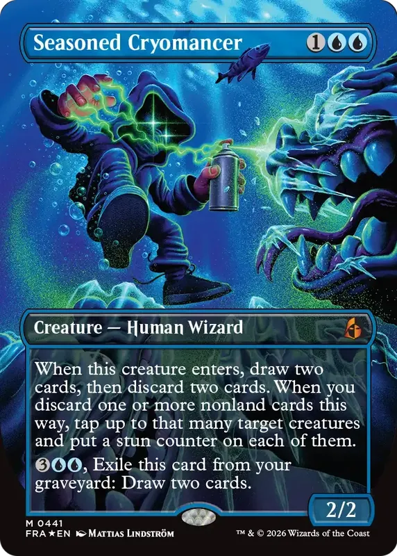 Seasoned Cryomancer (Borderless) (0441) [Reality Fracture]