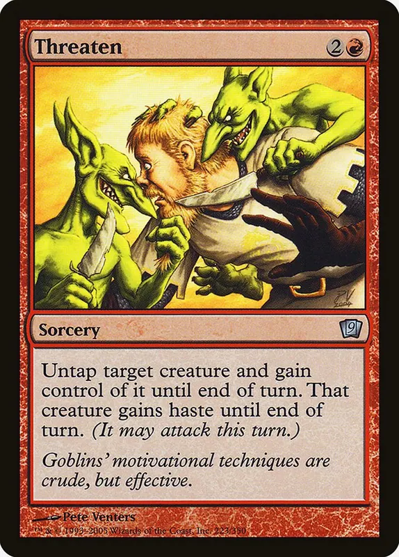 Threaten [Ninth Edition]