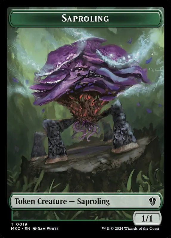 Saproling [Murders at Karlov Manor Commander Tokens]