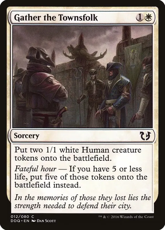 Gather the Townsfolk [Duel Decks: Blessed vs. Cursed]