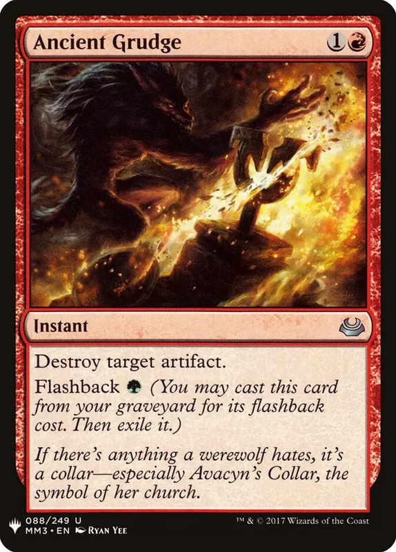 Ancient Grudge [The List]