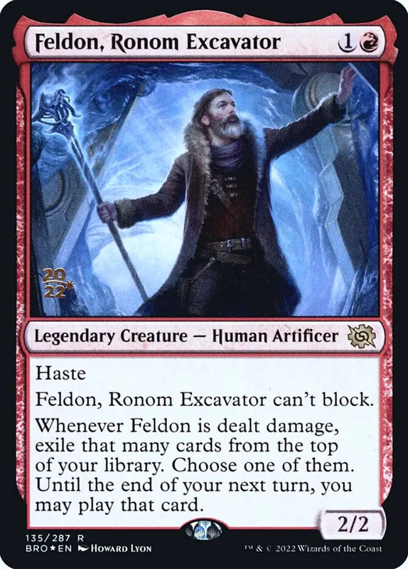Feldon, Ronom Excavator [The Brothers' War Promos]