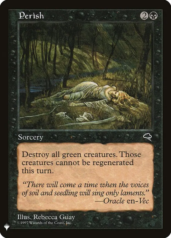 Perish [The List]
