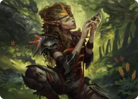 Meria, Scholar of Antiquity Art Card [Dominaria United Art Series]