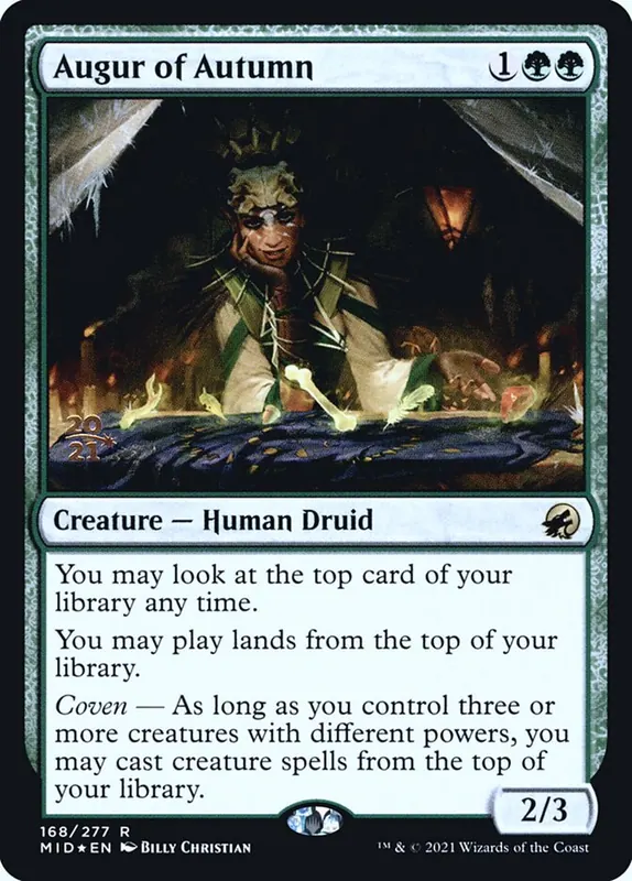 Augur of Autumn [Innistrad: Midnight Hunt Promos]
