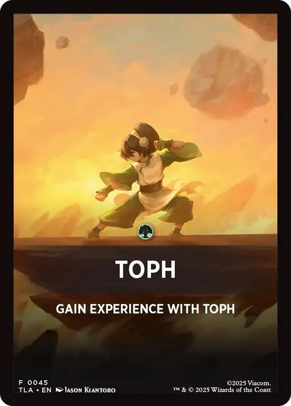Toph Theme Card [Avatar: The Last Airbender Tokens]