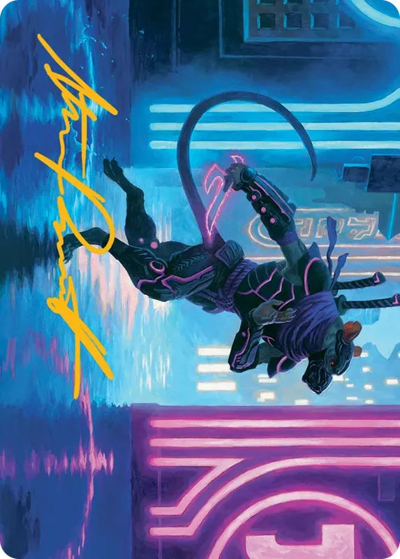 Nezumi Informant Art Card (Gold-Stamped Signature) [March of the Machine Art Series]
