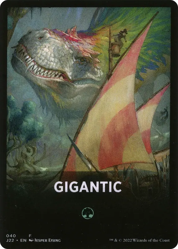 Gigantic Theme Card [Jumpstart 2022 Front Cards]