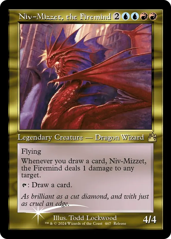 Niv-Mizzet, the Firemind (Retro Frame) - Español [Ravnica Remastered]