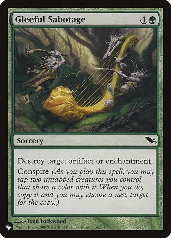 Gleeful Sabotage [The List]