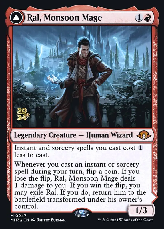 Ral, Monsoon Mage // Ral, Leyline Prodigy [Modern Horizons 3 Promos]