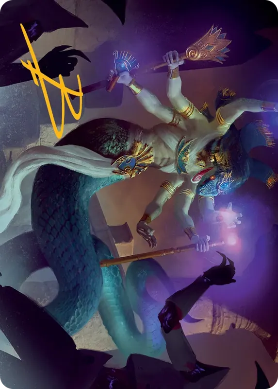 Imoti, Celebrant of Bounty Art Card (Gold-Stamped Signature) [March of the Machine Art Series]