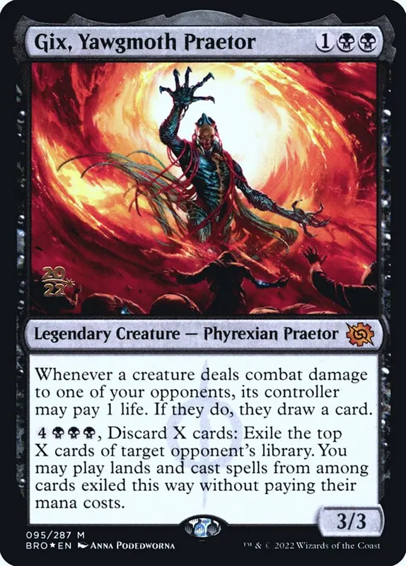 Gix, Yawgmoth Praetor [The Brothers' War Promos]