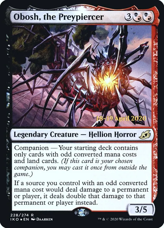 Obosh, the Preypiercer [Ikoria: Lair of Behemoths Promos]