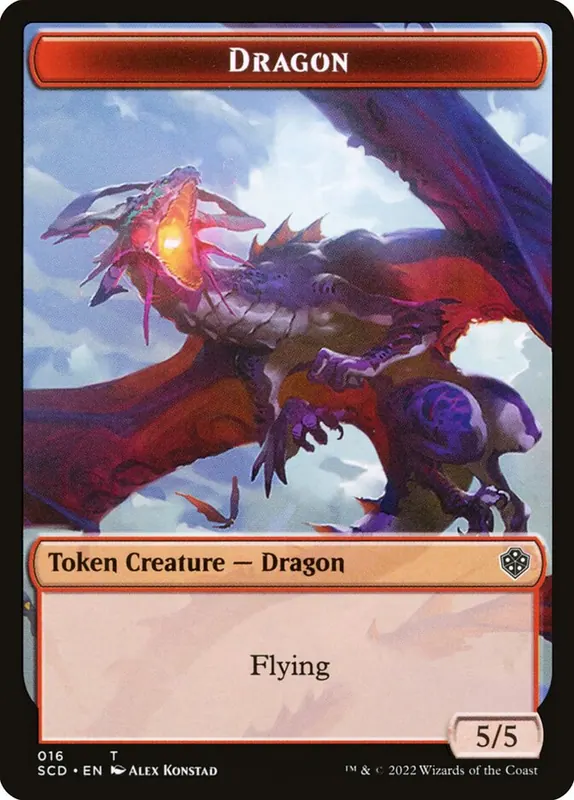 Dragon [Starter Commander Deck Tokens]