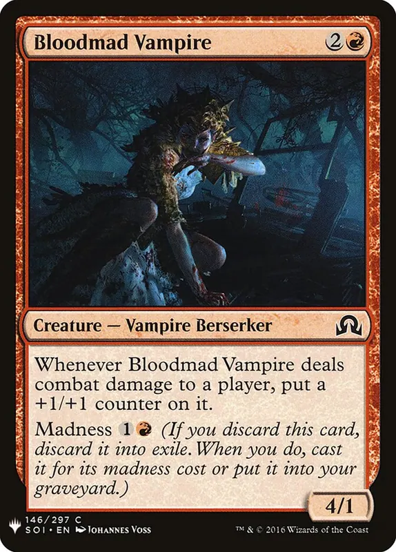 Bloodmad Vampire [The List]