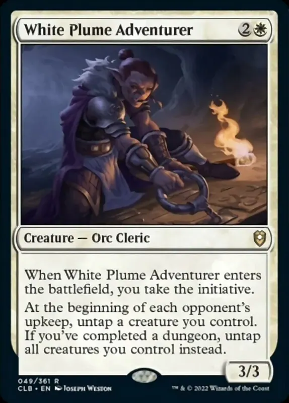 White Plume Adventurer - Español [Commander Legends: Battle for Baldur's Gate]