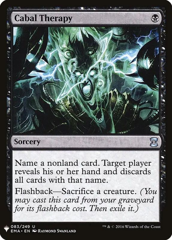 Cabal Therapy [The List]