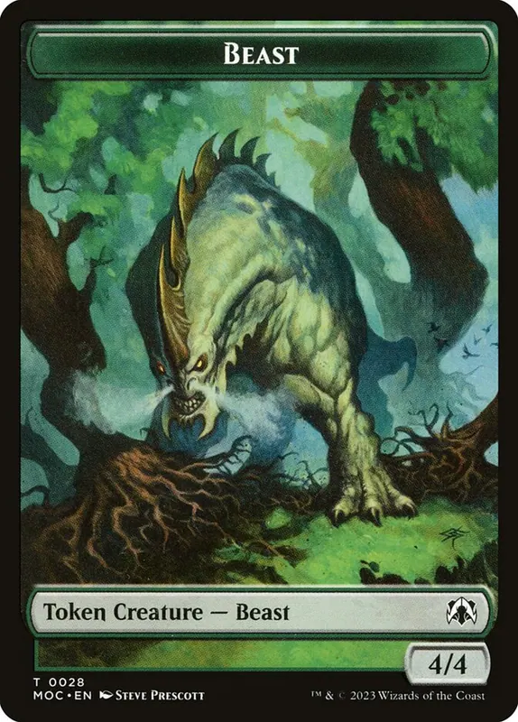 Beast [March of the Machine Commander Tokens]