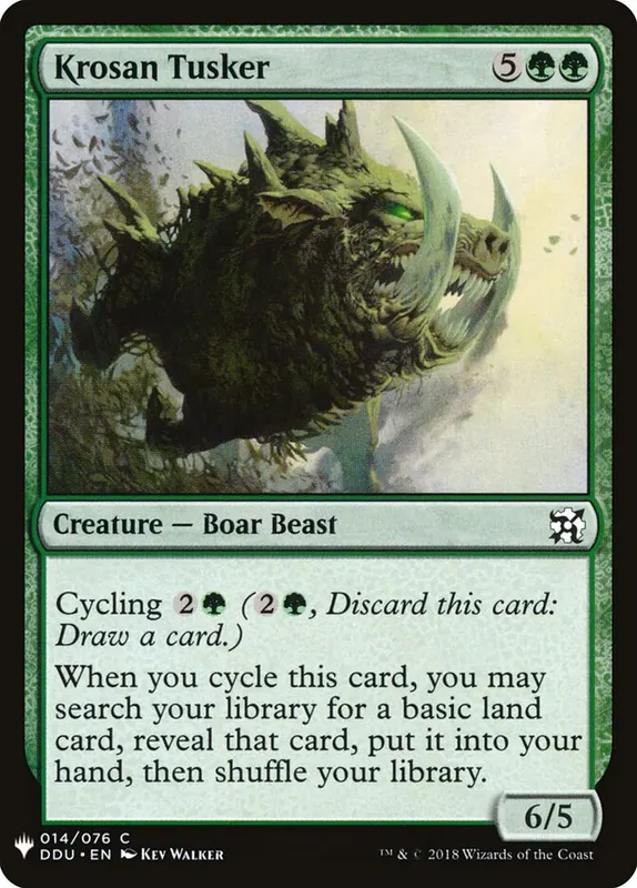 Krosan Tusker [The List]