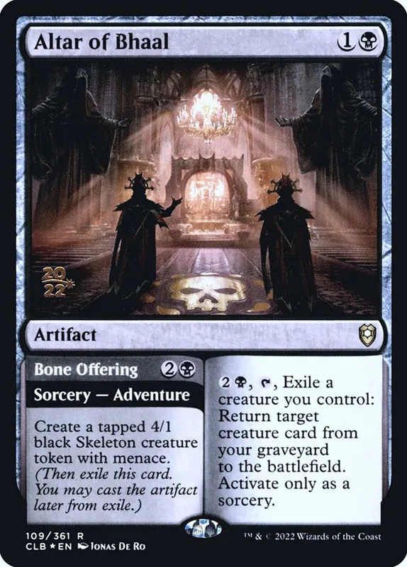 Altar of Bhaal // Bone Offering [Battle for Baldur's Gate Promos]