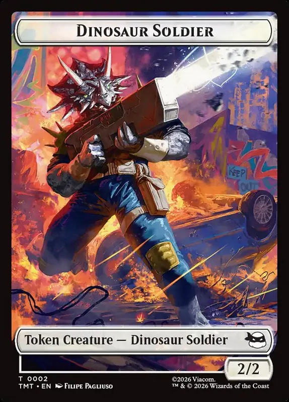 Dinosaur Soldier [Teenage Mutant Ninja Turtles Tokens]