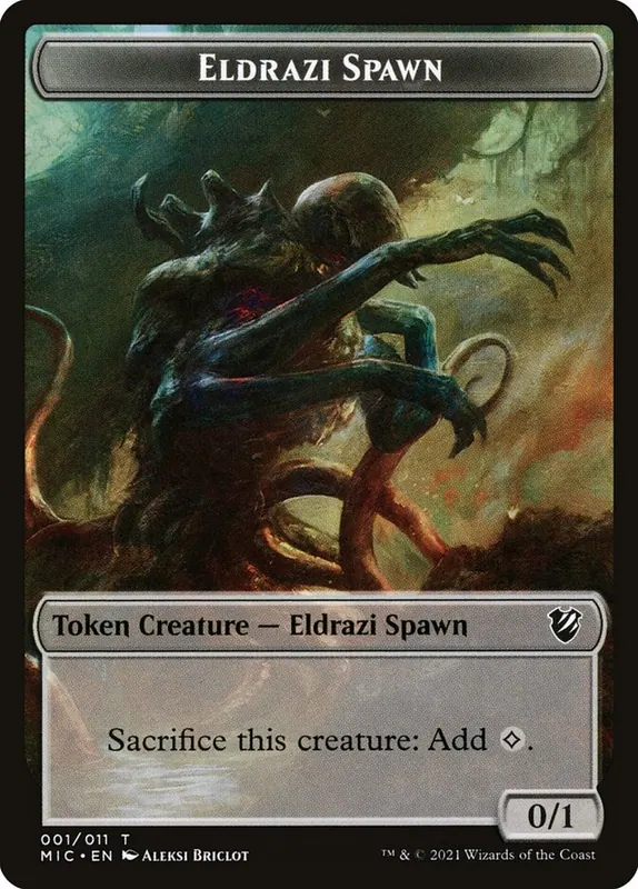 Eldrazi Spawn [Midnight Hunt Commander Tokens]