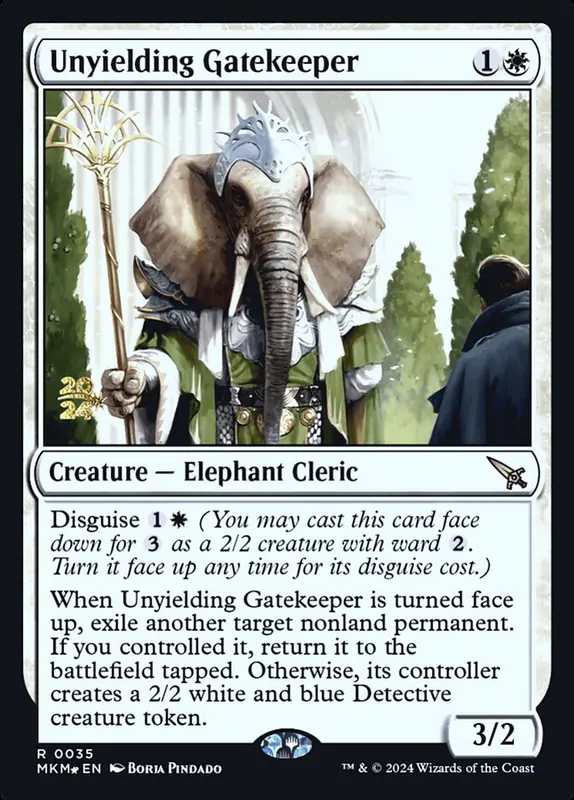 Unyielding Gatekeeper [Murders at Karlov Manor Promos]