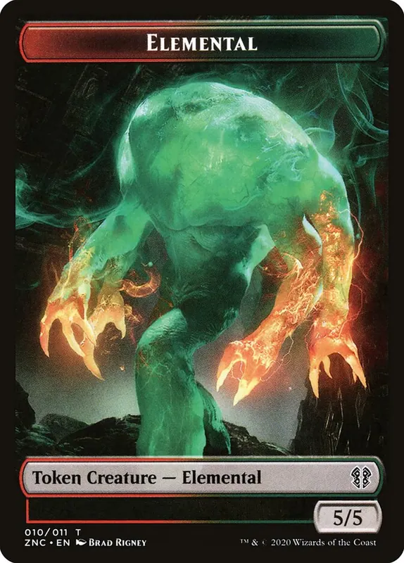 Elemental [Zendikar Rising Commander Tokens]