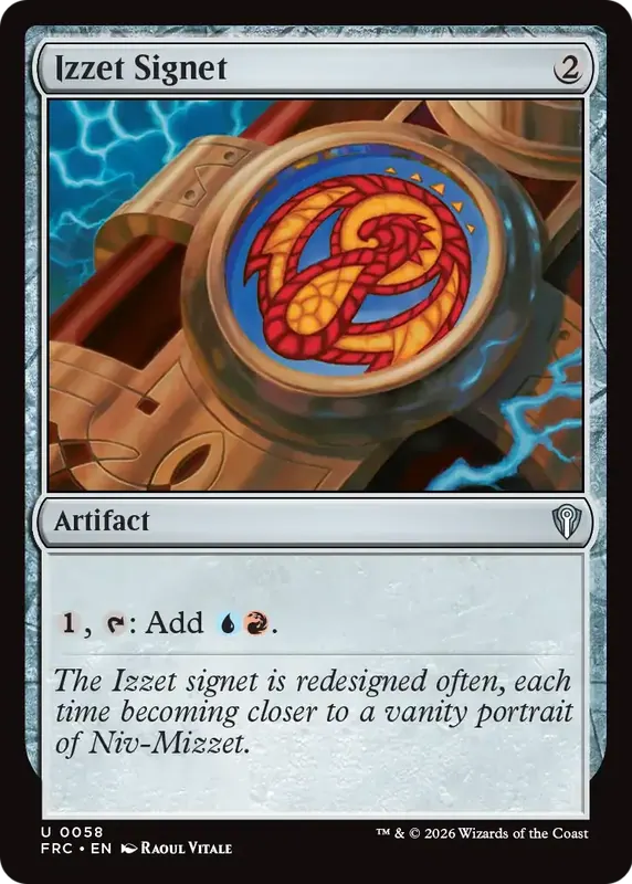 Izzet Signet [Reality Fracture Commander]